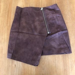 Vegan leather skirt